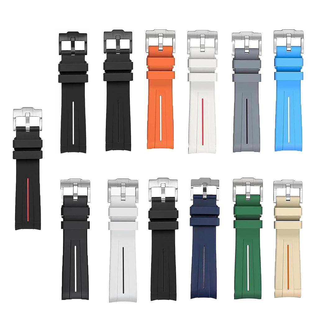 20mm Watch Band for Omega Omega and Swatch Rubber 20mm Silicone Waterproof and Sweatproof X, Swatch, MoonSwatch, Band, Band, Omega, Speedmaster,