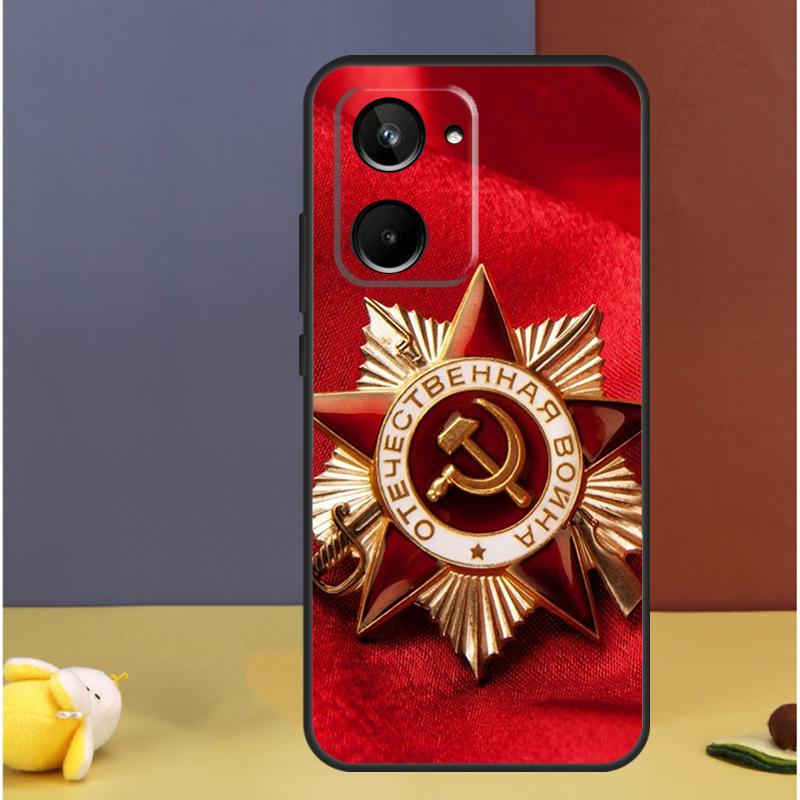USSR Flag Soviet Union For Realme 15 Pro GT7 10 11 12 13 14 Pro Plus C67 C65 C63 C61 C55 C53 C51 C35 C71 C75 Case