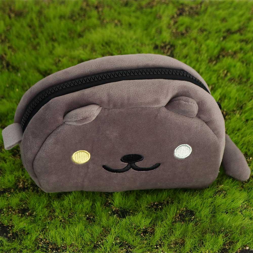 Capacity Makeup Organizer Cosmetic Cases Cat Pencil Bags Stationery Organizer Plush Pencil Bag
