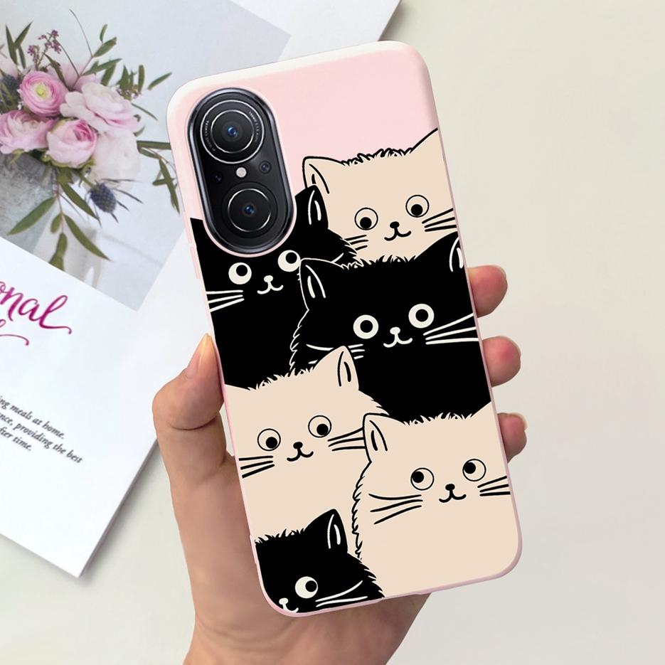 For Huawei Nova 9 SE Case Cute Dinosaur Cartoon Back Cover Soft Silicone Phone Case For Huawei Nova 9 Pro Nova9 SE Fundas Bumper