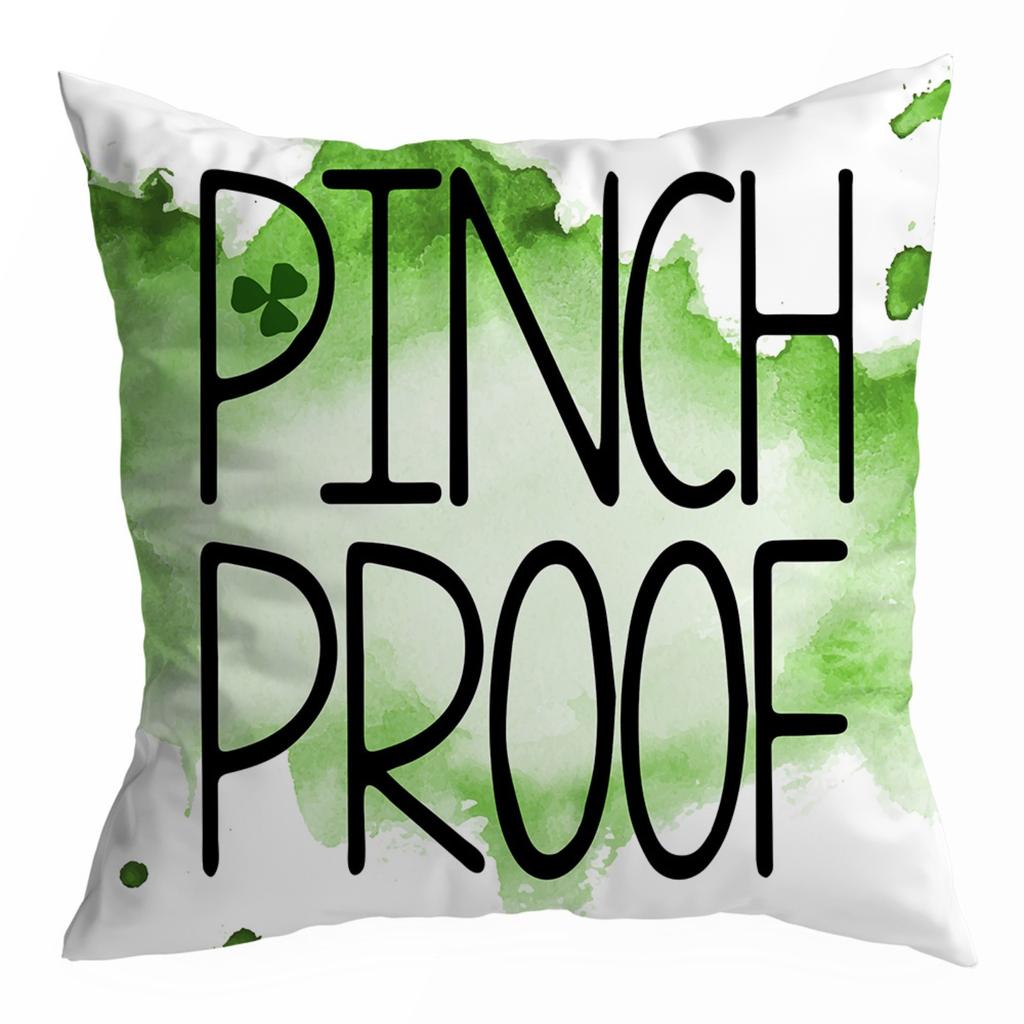 Улица. Льняной чехол ко Дню Святого Патрика, декоративный чехол для подушки в честь ирландского праздника