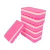 Towa Sangyo TZ Foaming Sponge, 6-Piece Set, Pink, Made In Japan, Soft, Large Capacity, Long-Lasting, Great for Dishwashing, Grease Removal, Replacemen