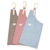 Unisex Korean-Style Cotton Cooking Apron – Breathable Summer Fashion Waist Apron