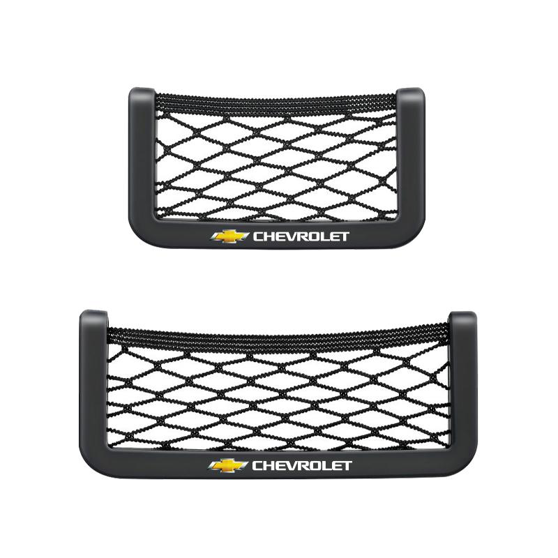 Автомобильный органайзер Сумка для хранения Автомобильная сетка-карман Держатель для телефона Автоаксессуары Для Chevrolet Colorado Cruze Spark Captiva Malibu Trax Aveo Camaro