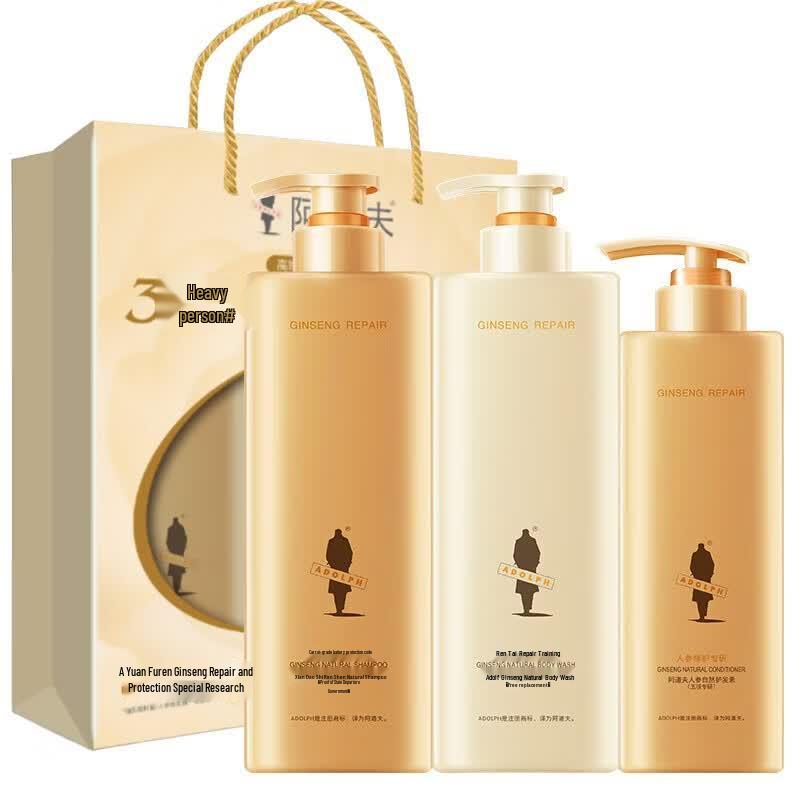 Подарочный набор Adolph Ginseng для ухода за волосами и телом