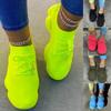 Женские Дышащие Сетчатые Кроссовки Неоново-зеленые Низкие На шнуровке Кроссовки с амортизацией EVA Всесезонный комфорт для спортзала Повседневная одежда Амортизирующая подошва EVA