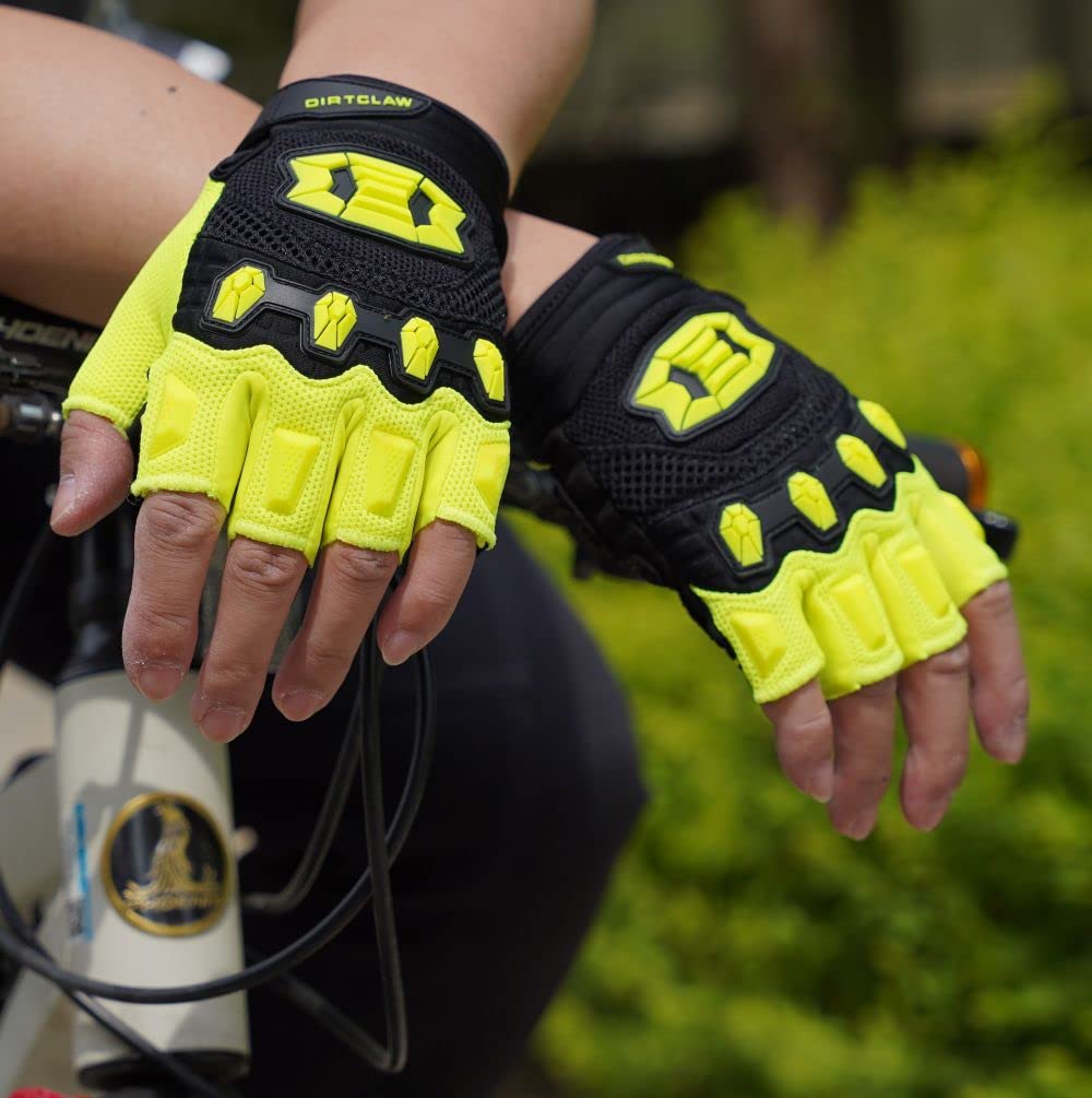 Перчатки Cybertron DIRTCLAW Cycling Bicycle Finger Half Road Shock Gloves, Перчатки, Летние, Clipping, Finger, Bike, Outdoor, Дышащие, Поглощение, Мужские,