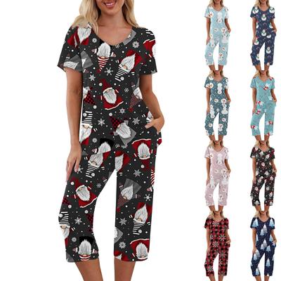 Комплекты из 2 предметов для женщин, летний топ с короткими рукавами и брюки с карманами, мягкие комплекты для тренировок