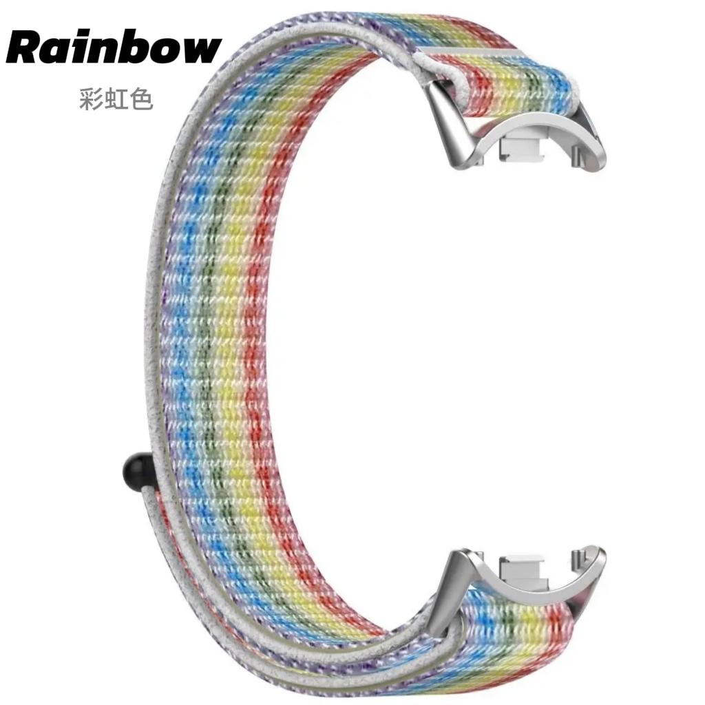 Нейлоновый ремешок-петля для браслета Xiaomi Smart Band 8, регулируемый эластичный браслет, ремешок для часов Mi Band 8, аксессуары