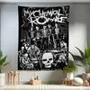 Популярная рок-группа My Chemical Romance Аниме Гобелен Хиппи Цветочные Настенные Ковры Декор Комнаты В Общежитии Настенное Украшение Домашний Декор