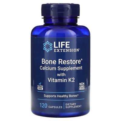 Bone Restore с витамином K2, 120 капсул
