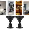 Black Candlestick Holder Taper Candle Mini Dual-Use Candlestick Candle Holder  Wedding Decoration
