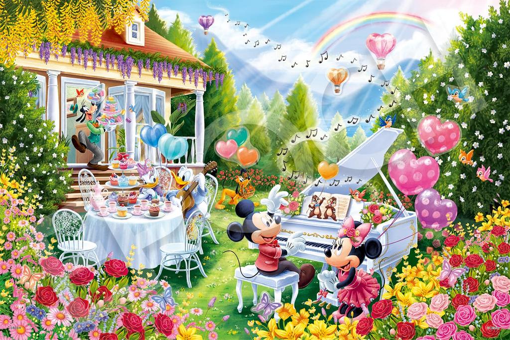 Пазл EPOCH из 1000 деталей Disney Puzzle Decoration Collage Mickey Friends Melody of Love x с декоративной наклейкой в комплекте & (50 75см) 97-703с