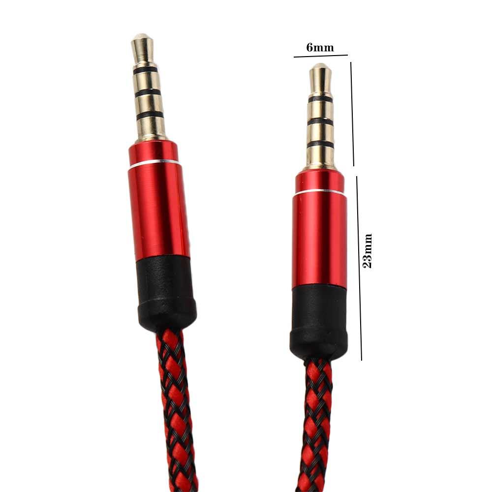 Mounted Auxiliary Line Headphone Extension Cord Car AUX Cable Audio Adapter Cord 3.5mm Audio Cable