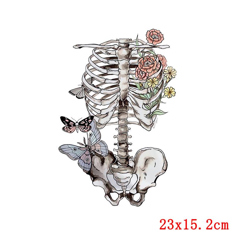 Органы тела Легкие Сердце Термо Наклейки На Одежду Бабочка Утюг На Переносе Одежды Термопереносы На Одежду Футболка