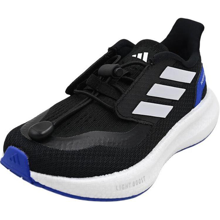 adidas Pureboost 5 Удобные Универсальные Нескользящие Износостойкие Кроссовки с Низким Верхом для Бега Детские Кроссовки Черные JH6233
