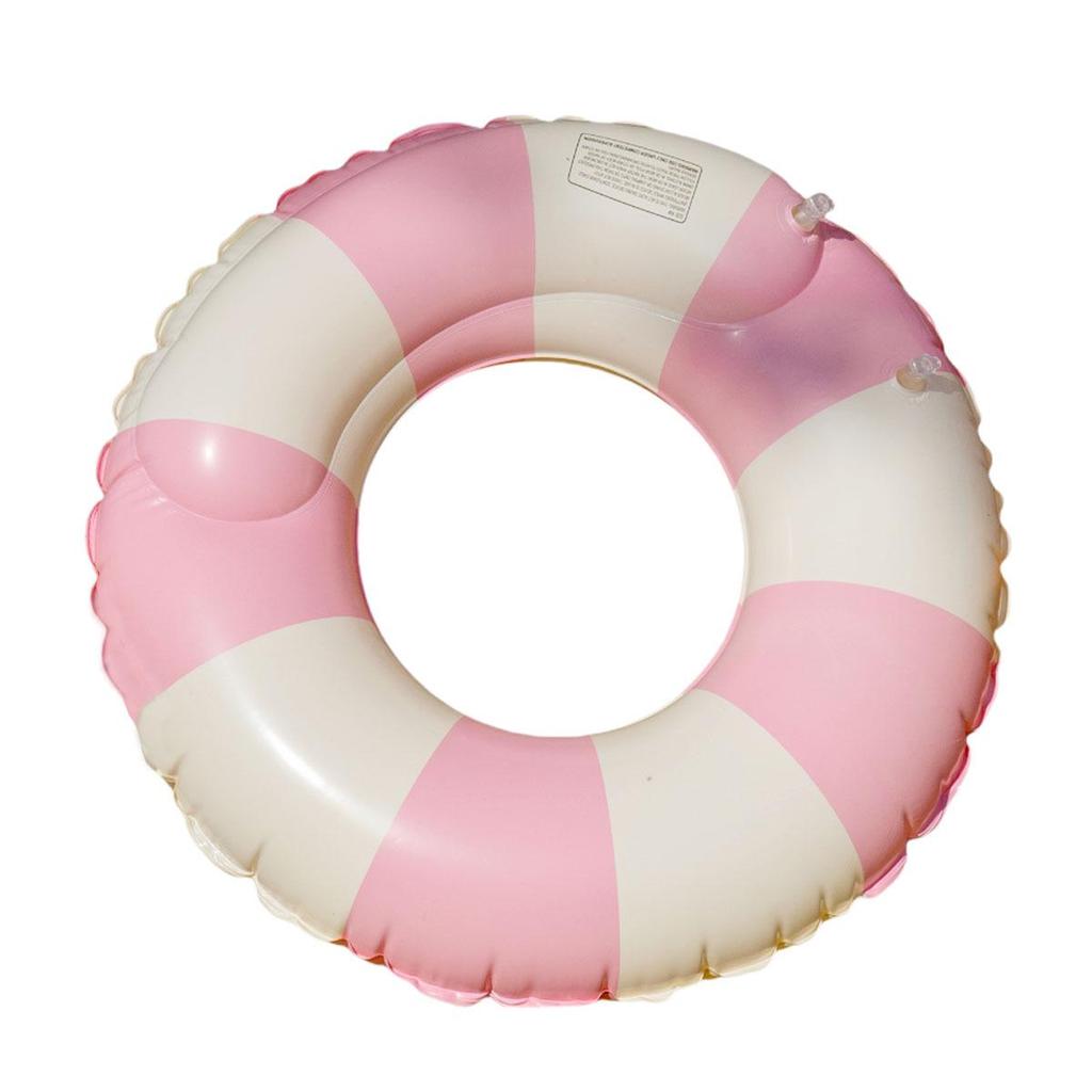 Children's Inflatable Swimming Ring with Double Airbags - Thickened Life Buoy Underarm Design for Adults