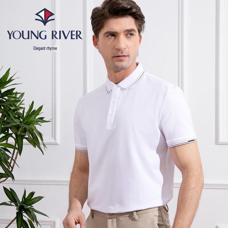 Yayan Men's Business Casual Short Sleeve Polo Shirt