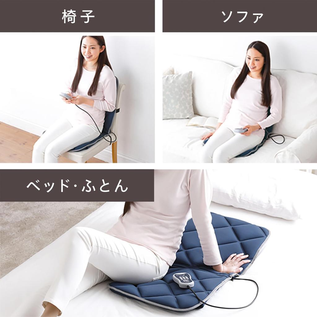 Twin Bird Seat Vibration Managed Medical Auto Off Массажер темно-синего цвета, Тип, 3-ступенчатое переключение, Легкий, Оборудование, Таймер, EM-2546BL