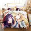 Marin Kitagawa Bedding Set Single Twin Full Queen King Size Bed Set Adult Kid Bedroom Duvetcover Sets Anime Parure de lit Bed