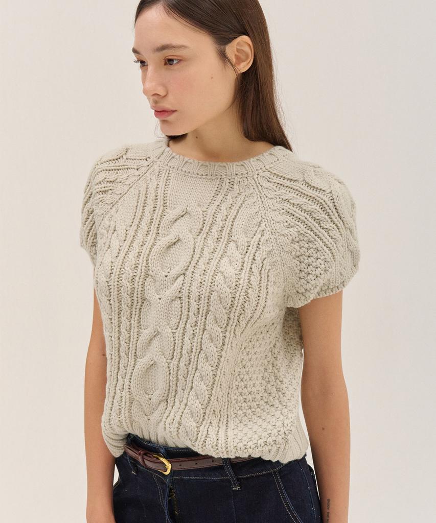 Свитер с косами Peullobeu Cozy Layerd Knit_3 цвета