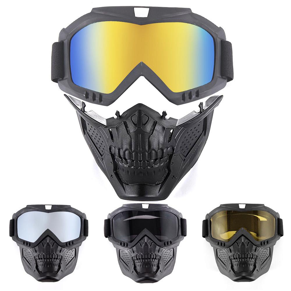Skull Mask Locomotive Protection Off-Road Glasses Devil Mask Motorcycle Goggles Rider Goggles
