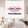 Rb Leipzig Custom Your Name Wall Decor Tapestry Art For Pet Memorial Birthdaywedding Party Backdrop Family Gift