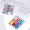 Makeup Eye Shadow Long Lasting Lightweight Delicate 9-color Stage New Year Performance Shiny Eyeshadow for Girl