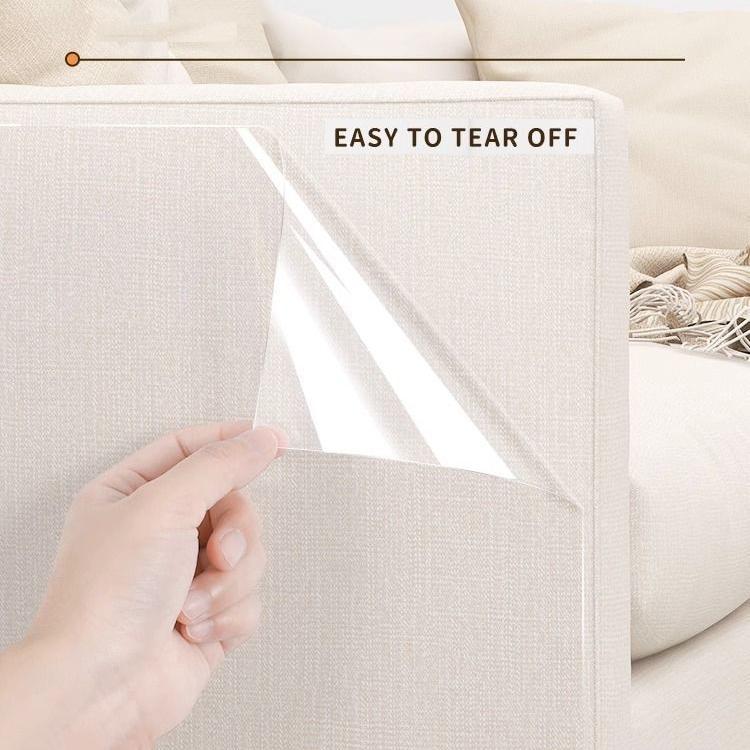 Очень толстая защита от царапин для кошек Самоклеящаяся прозрачная пленка Защита стен, дивана, мебели Защита от царапин, грязеотталкивающая, легко отклеивается и приклеивается