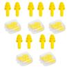 10pcs Soft Silicone Earplugs Waterproof Swimming Ear Plugs Reusable Noise Reduction Sleeping Ear Plugs Hearing Protector