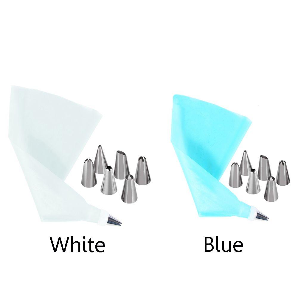 Stainless Steel Cake Decorating Fondant Baking Mold Ice Cream Tool Icing Piping Nozzles Pastry Bag