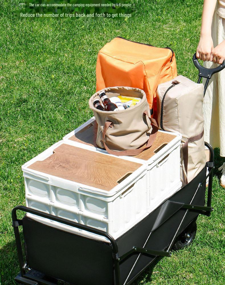 Складная тележка для кемпинга на открытом воздухе от производителя: Большой пикниковый прицеп и детская лежачая тележка