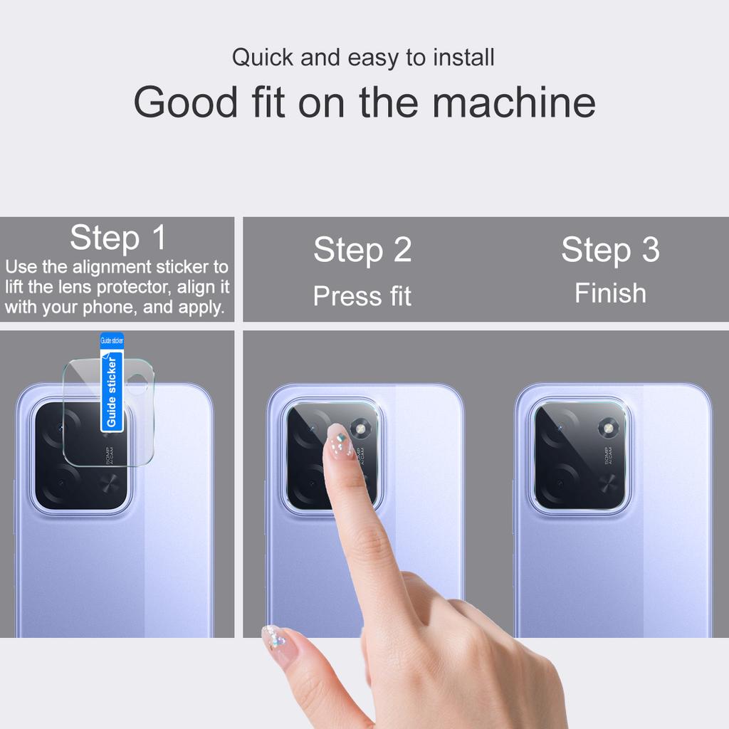 Для Honor Magic 8 Lite Стекло IMAK Высокочеткая Интегрированная Тонкая Стеклянная Пленка для Объектива