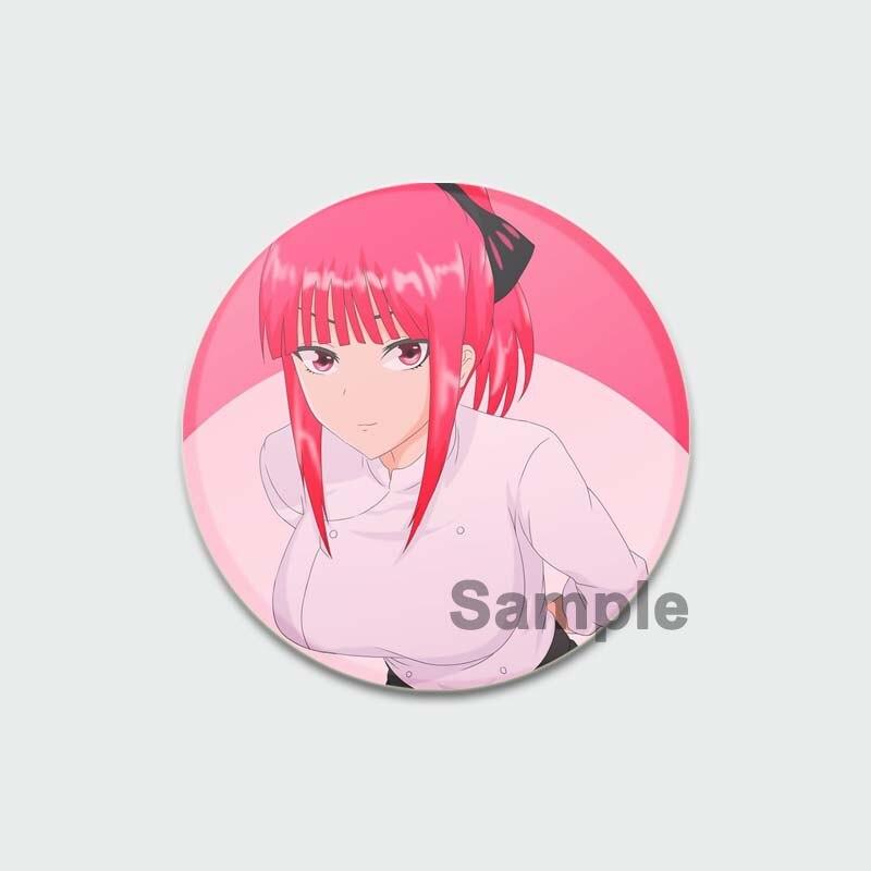 58 мм милая брошь для девочек в стиле аниме 58 мм круглая булавка косплей мультяшные значки для одежды украшение на рюкзак модные ювелирные аксессуары подарки