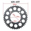 Задняя звездочка для внедорожного мотоцикла Xiaogaosai в размерах 420#, 428#, 48T, 37T, 41T