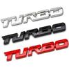 TURBO 3D металлическая наклейка на кузов автомобиля, эмблема, наклейка, гальваника, цинковый сплав, значок на заднюю дверь автомобиля, украшение, автоаксессуары