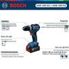 Bosch 18V GSR18V-52 Cordless Brushless Drill/Driver CN plug (adapter included)
