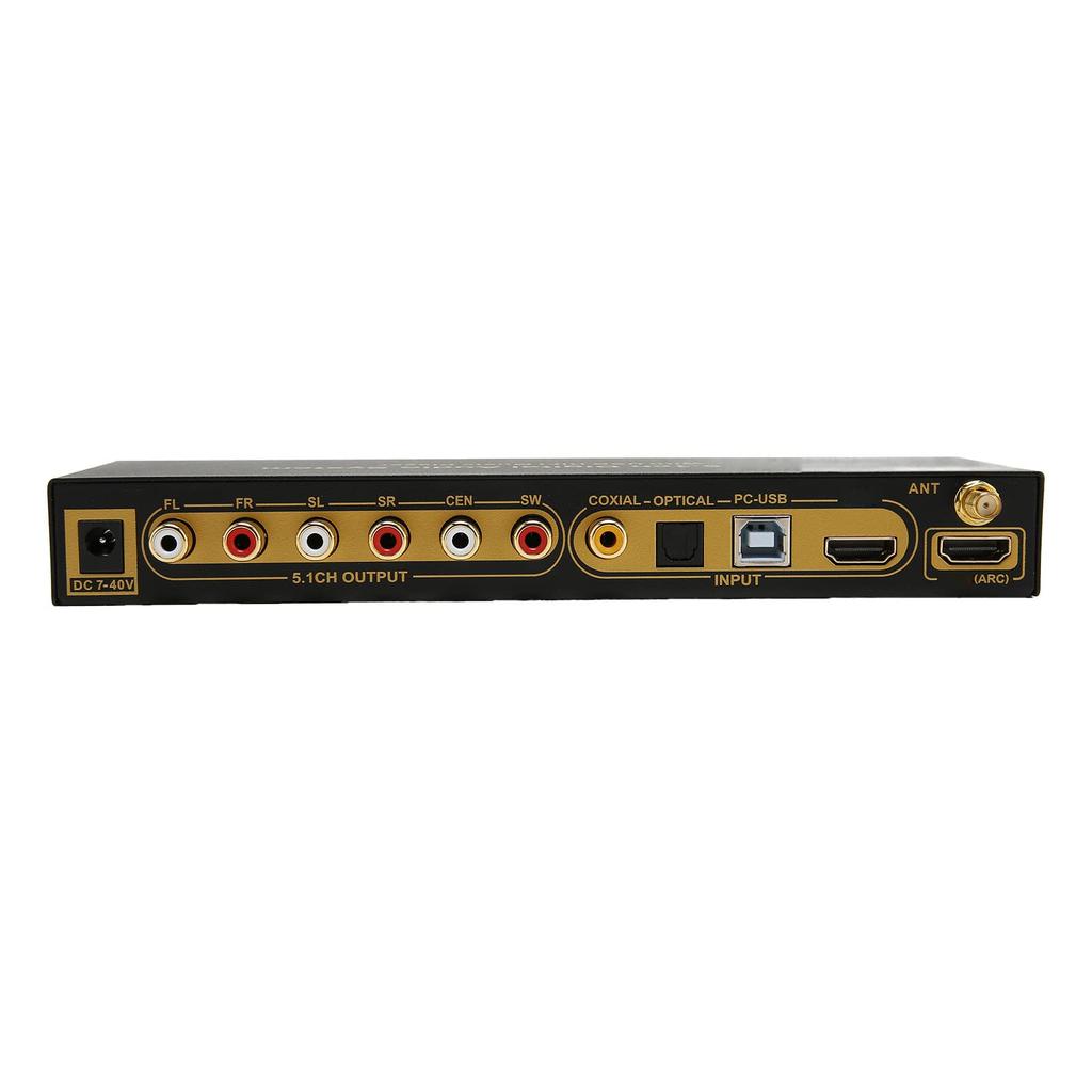 HDMI Аудио Аналоговый Объемный Звук Аудио Звук HD Мультимедиа Цифровой Звук Извлекатель Конвертер для Дома и Извлекатель, Декодер, 5.1-канальный Декодер,