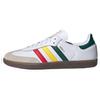 Samba OG Rasta - Белые мужские кроссовки Cloud-White Yellow Collegiate-Green IH3118