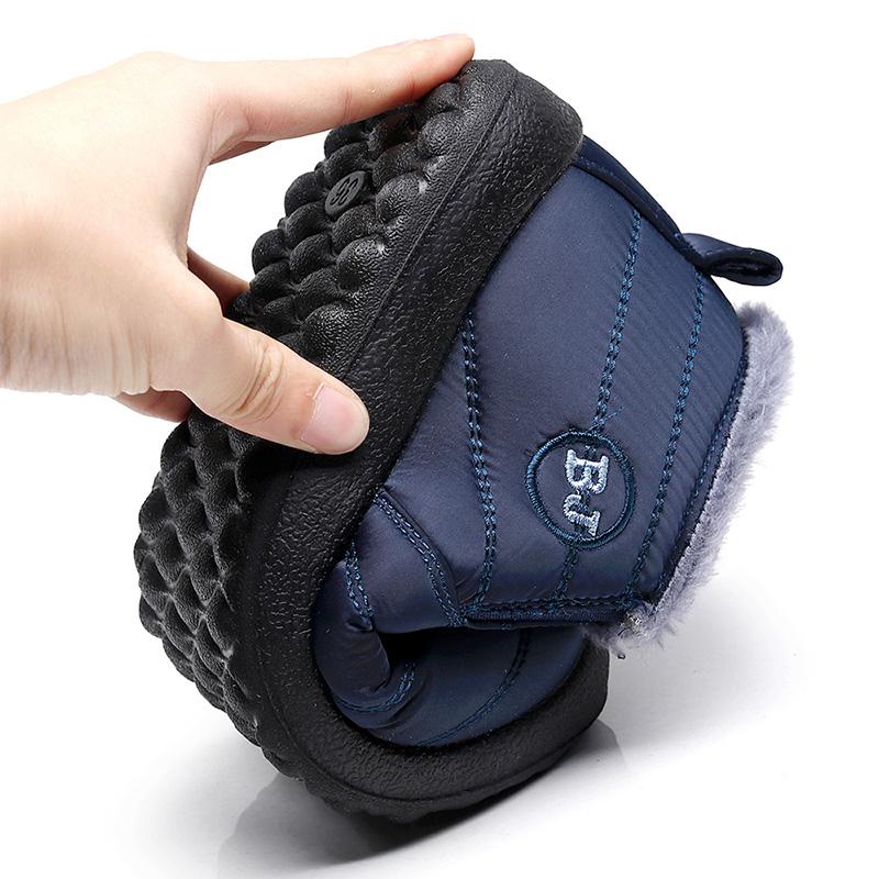 Мужские ботинки Зимняя обувь для мужчин Ботильоны Легкие Зимние ботинки для мужчин Слипоны С мехом Повседневная обувь