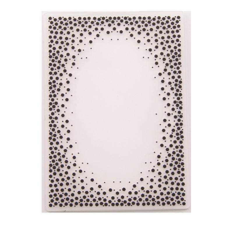 3D Embossed Folder For DIY Relief Craft Making Background Greeting Card Scrapbooking No Stamp Metal Cutting Die