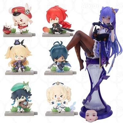 Фигурка Кэцин из Genshin Impact, 21 см, ПВХ, аниме-игра Genshin Impact, Figma, модель, игрушка.