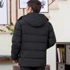 Winter Coat Middle-aged and Elderly Men's Cotton Coat Plus Velvet Thick Warm Cotton Coat Middle-aged Men's Coat