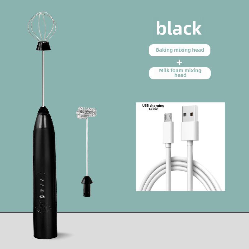 Беспроводной электрический ручной венчик для взбивания яиц и молока для приготовления крема, торта, кофе, выпечки