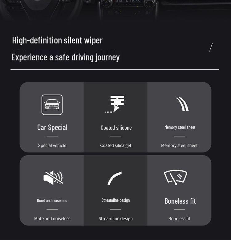 Great Wall Haval H2 Frameless Silent Front and Rear Wiper Blades