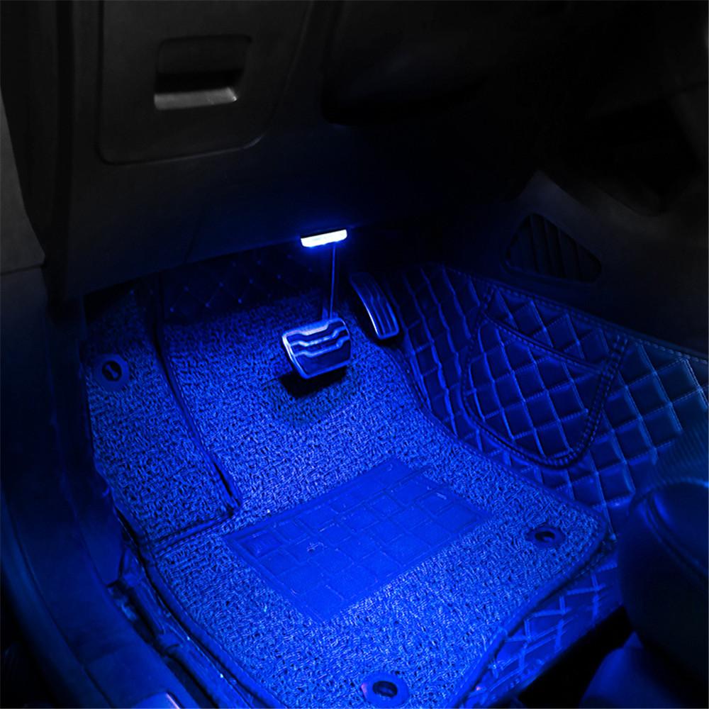 5V Автомобильный свет салона Finger Touch Sensor Switch Auto Roof Потолочная лампа для чтения USB Charge Светодиодные атмосферные огни Открытая дверь автомобиля Сигнальная лампа 6 цветов