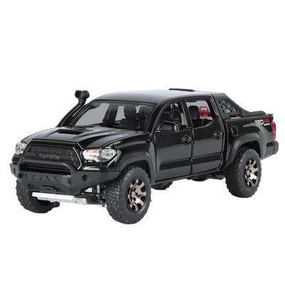 1/32 Toyota Tacoma Пикап Металлическая Модель Автомобиля Литье под Давлением и Игрушка Металлические Внедорожники Модель Автомобиля Со Звуком и Светом Коллекция Детская Игрушка Подарок