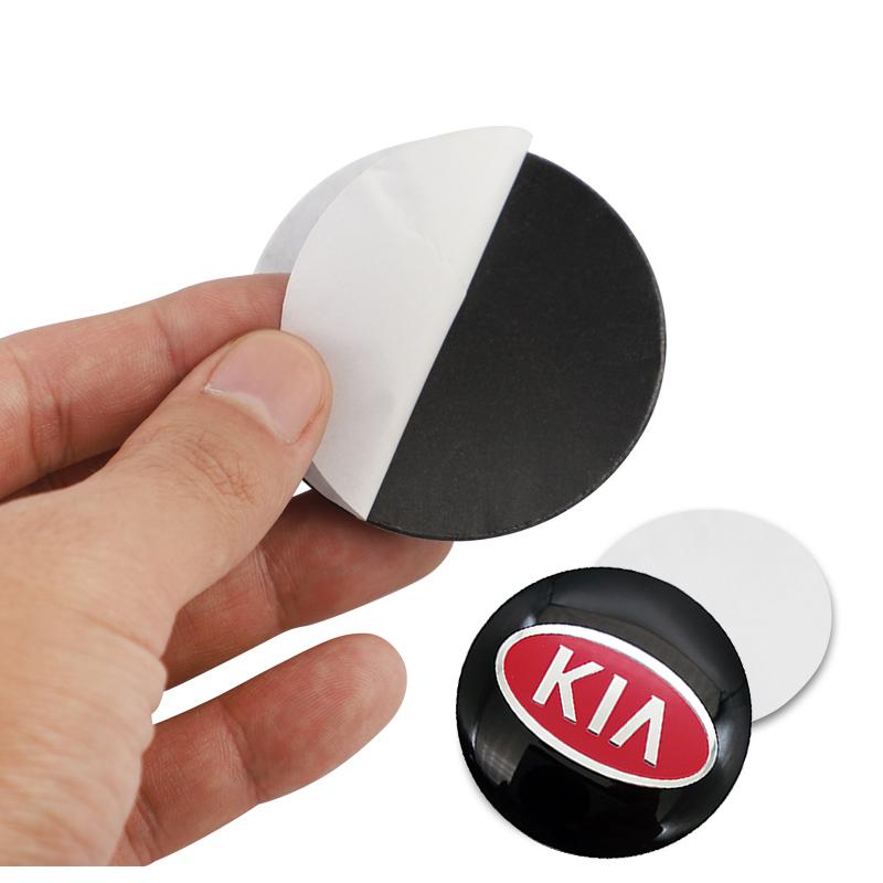 ISFR5 4Pcs 56mm Car Badge Wheel Hub Center Cover Stickers For KIA GT-Line Rio 4 Ev3 ev6 Niro Stonic Sportage Ceed Picanto Forte Soul