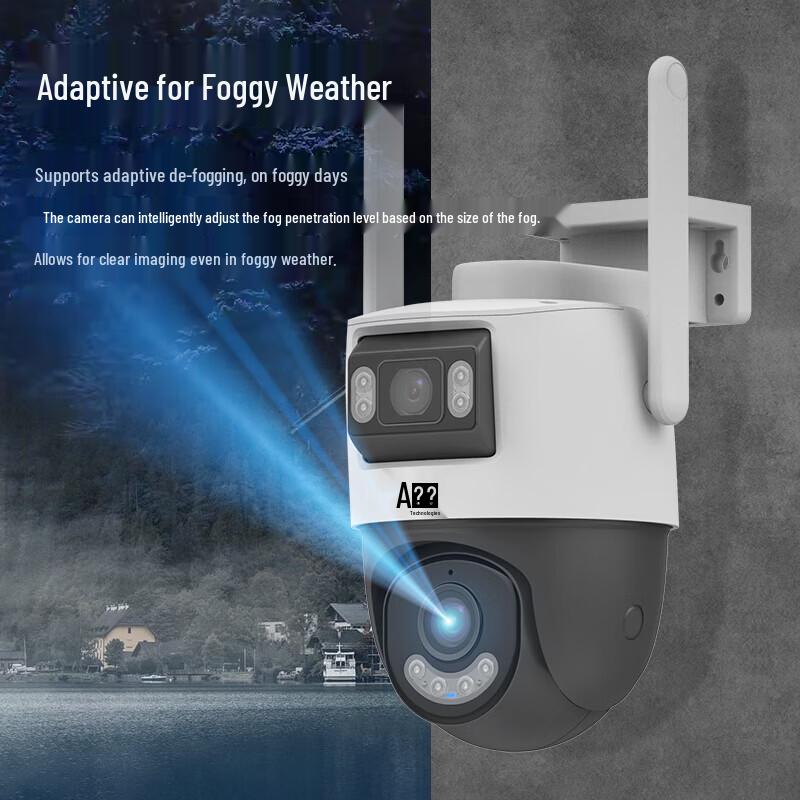 Uniview IPC-Q96S-JY Dual-Lens Outdoor Wi-Fi Security Camera CN plug (adapter included)