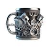 High-End Resin V8 Engine Mug Ornament